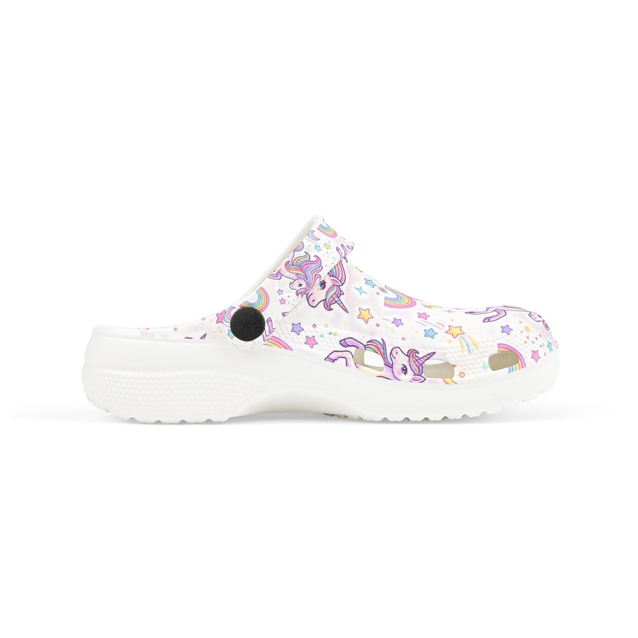 Kids Unicorn Rainbow Clogs — EVA Foam Slip-On for Girls