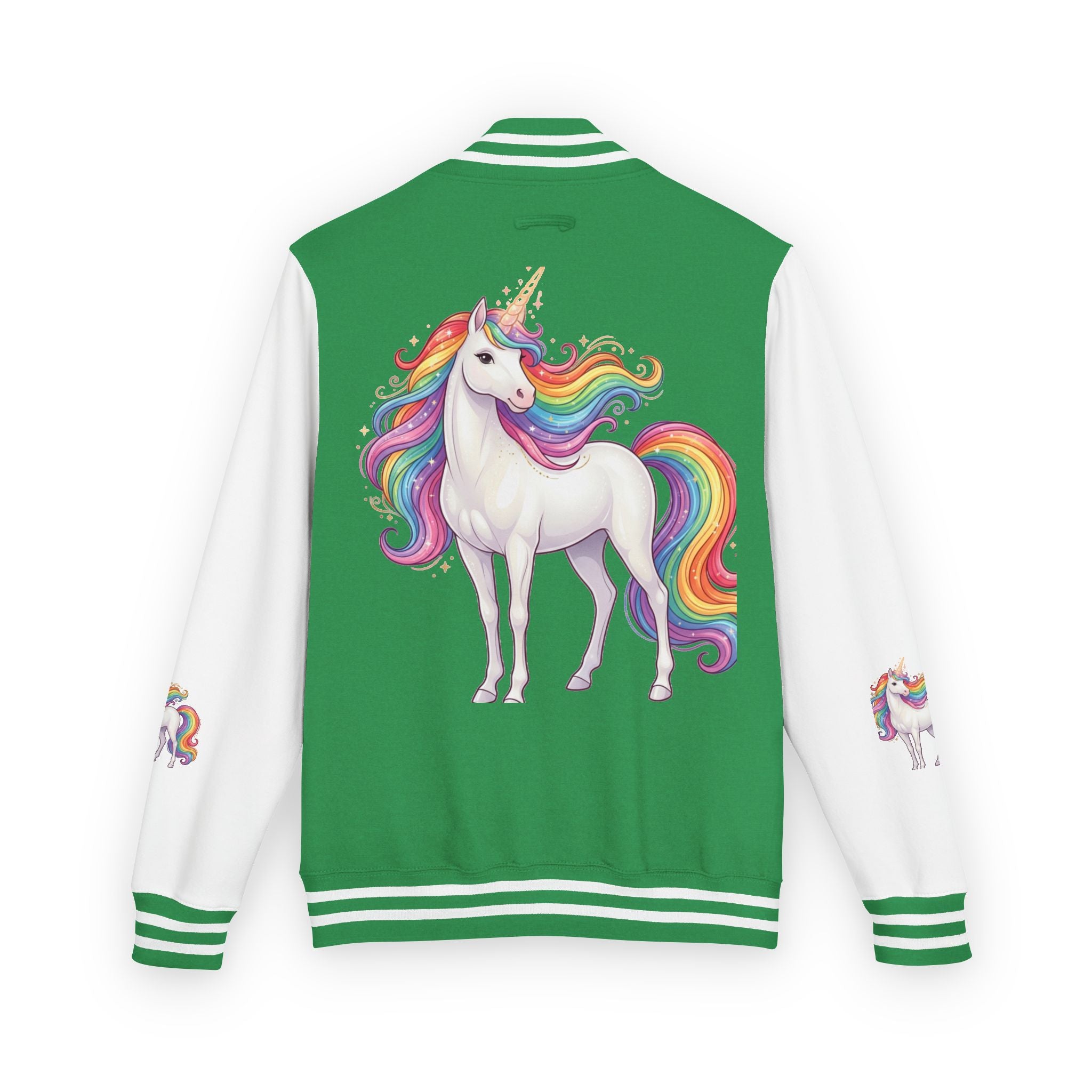 Unicorn Rainbow Letterman Jacket
