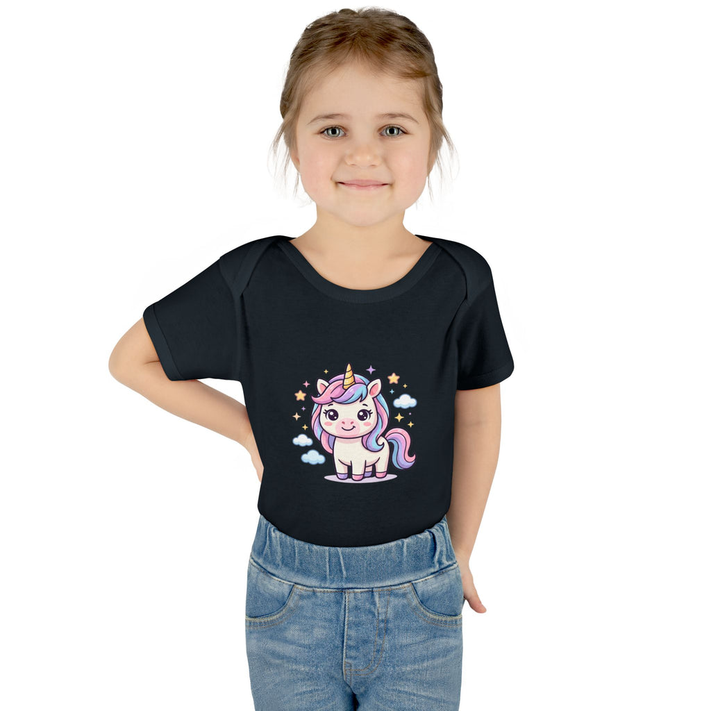 Unicorn Rainbow Infant Bodysuit — Cute Pastel Baby Onesie