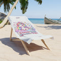 Dream Big Sparkle More Unicorn Beach Towel