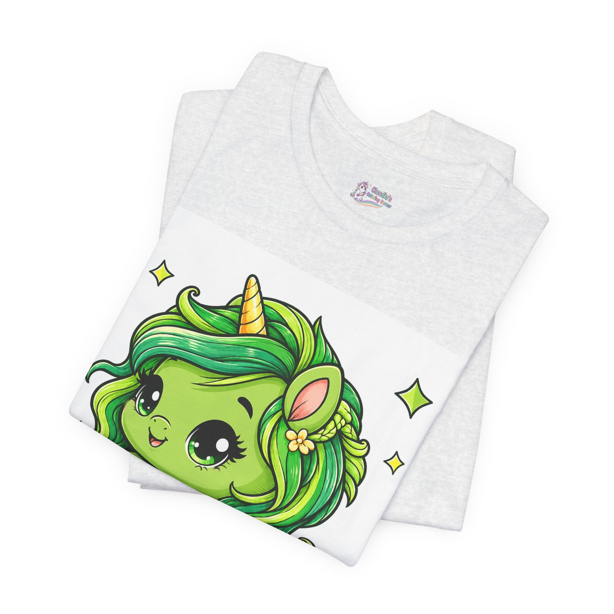 Cute Green Unicorn Tee — "Sweet Dreams" Graphic T-Shirt