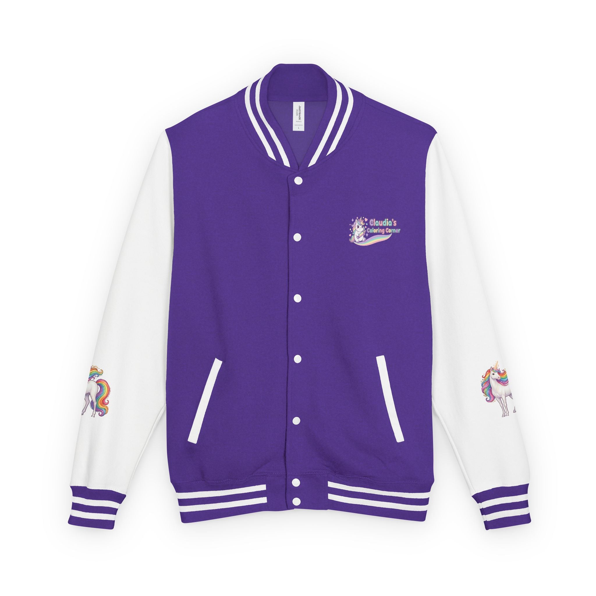 Unicorn Rainbow Letterman Jacket