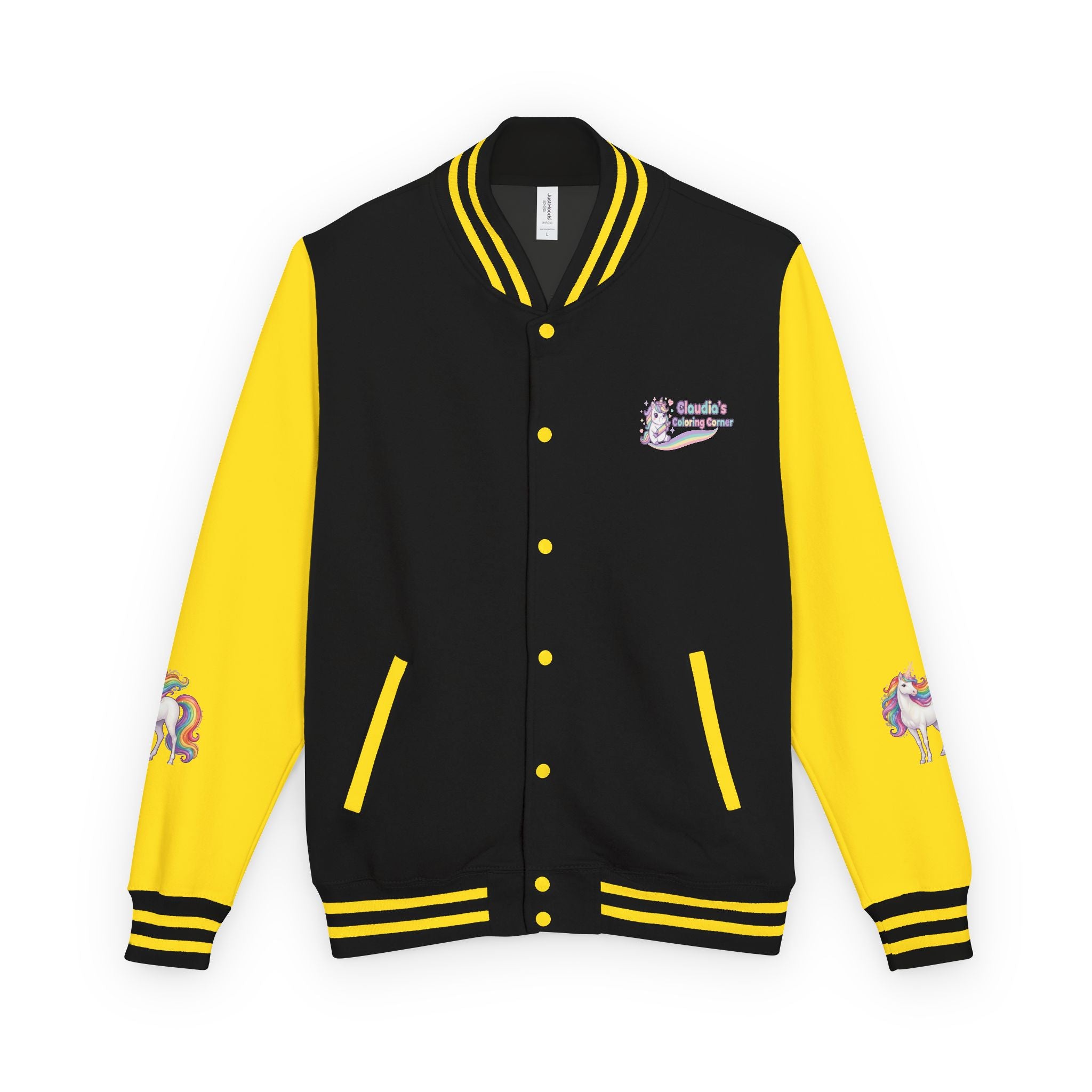 Unicorn Rainbow Letterman Jacket