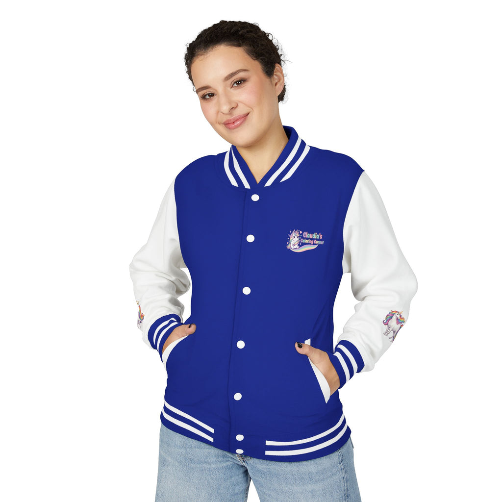 Unicorn Rainbow Letterman Jacket