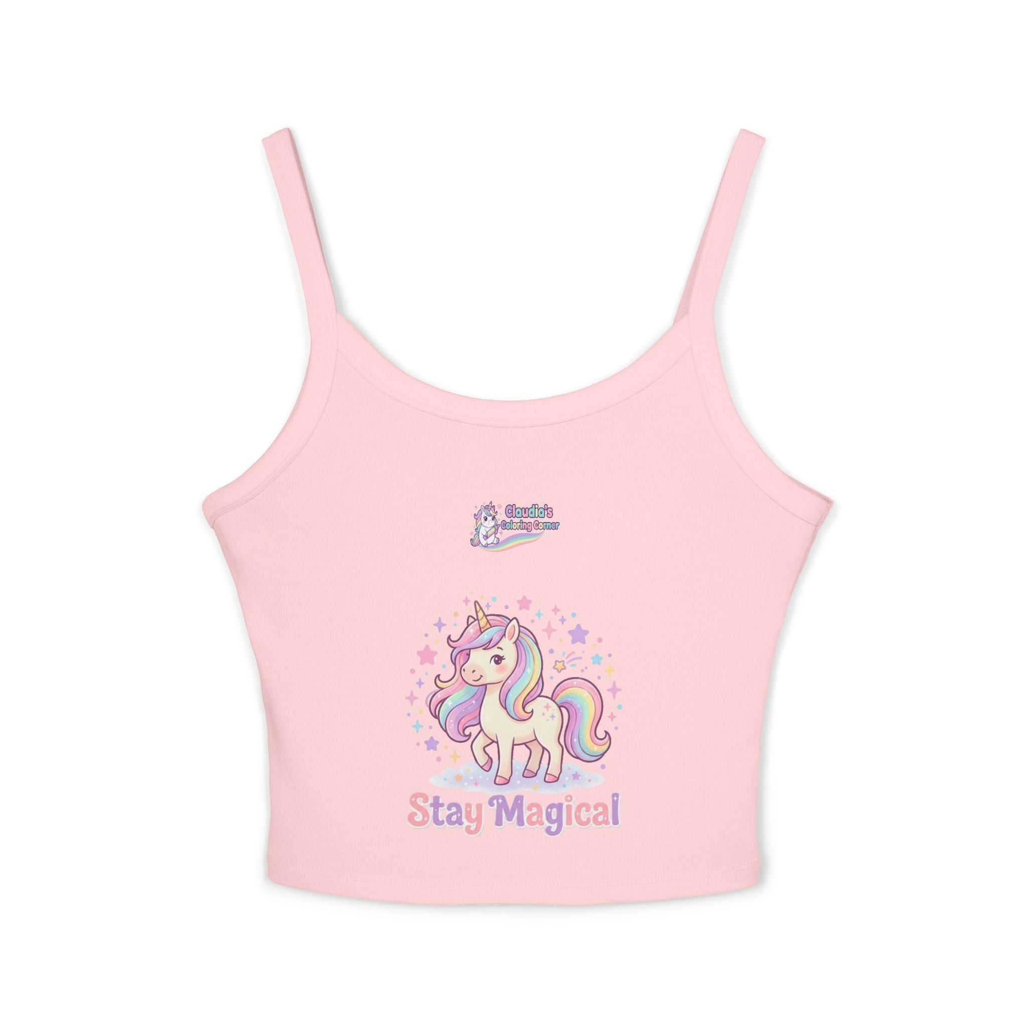 Stay Magical Unicorn Crop Tank