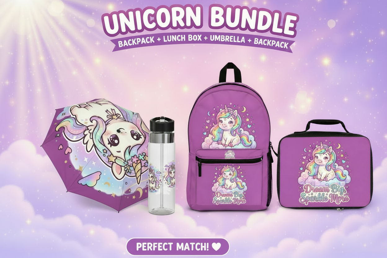 Unicorn Bundle - All 4 Items (Rainbow)